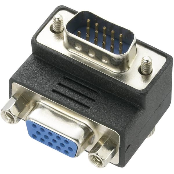Renkforce RF-4261557 VGA Adapter [1x VGA hane - 1x VGA hona] Svart