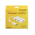 Miniatyrbild 3 av 4: Delock 62655 DisplayPort / VGA / HDMI / DVI Adapter [1x DisplayPort hane - 1x VGA hona, HDMI hona, DVI-hona 24+1 pol] V