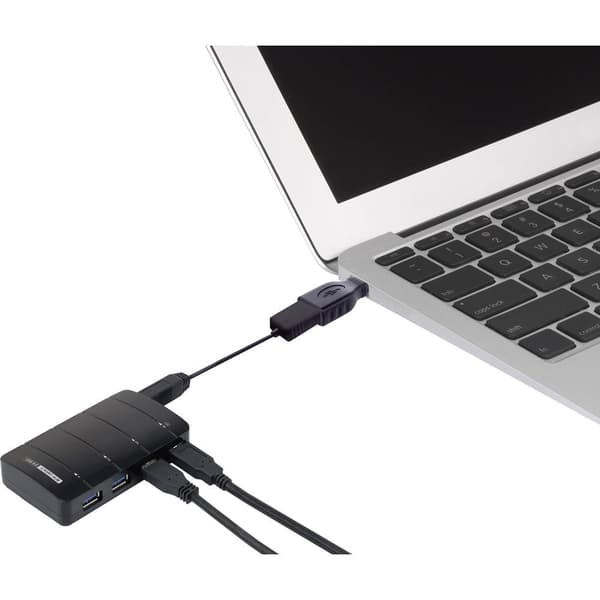Renkforce USB 2.0 Adapter [1x USB-C® hane - 1x USB 2.0 A hona] rf-usba-10 OTG, guldpläterad kontakt