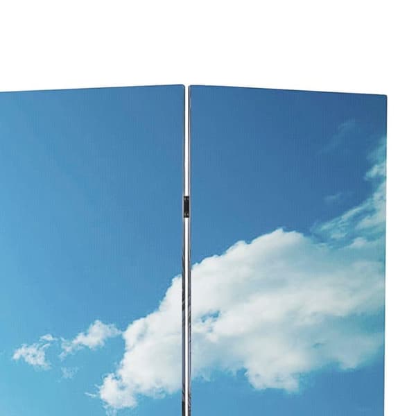 vidaXL foldbar rumdeler 217 x 170 strandmotiv
