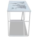 Miniatyrbilde 5 av 8: vidaXL Skrivebord med kartmønster rektangulært