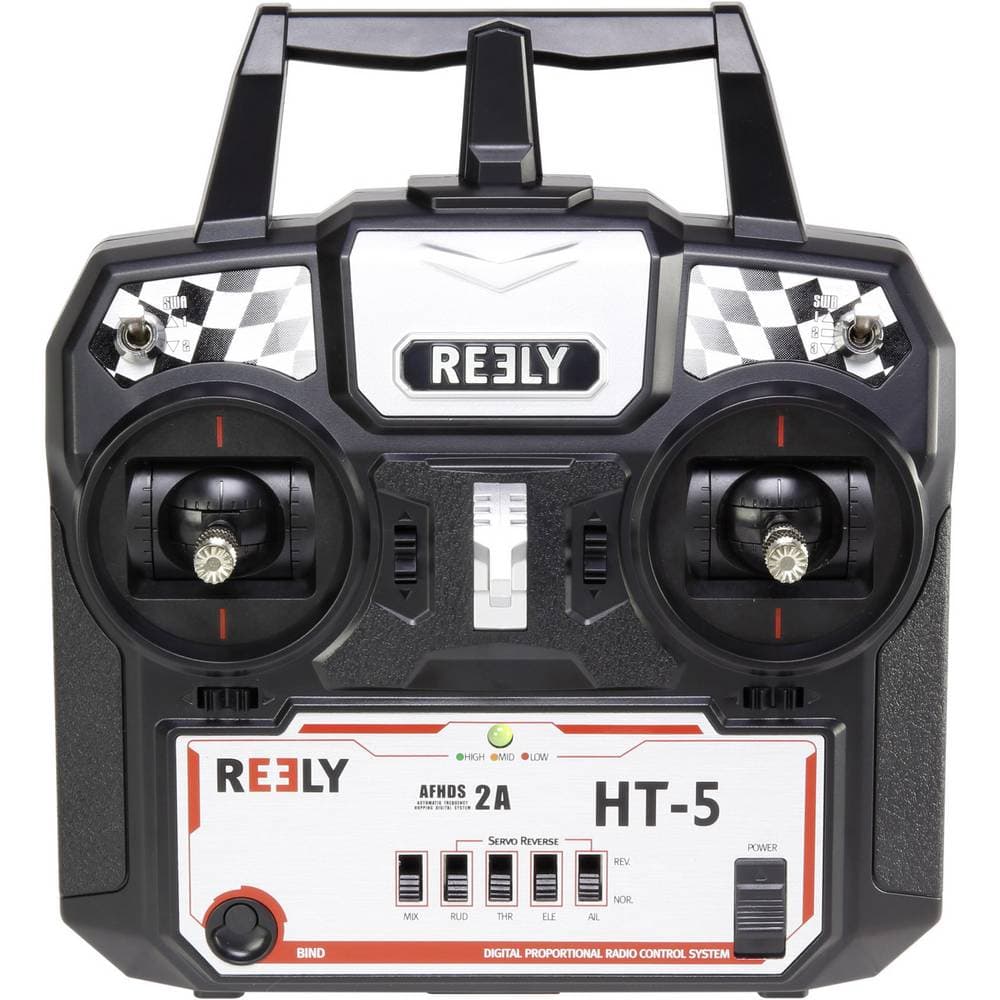 Reely HT-5 Håndcontroller 2,4 GHz Antal kanaler: 5 Inkl. modtager