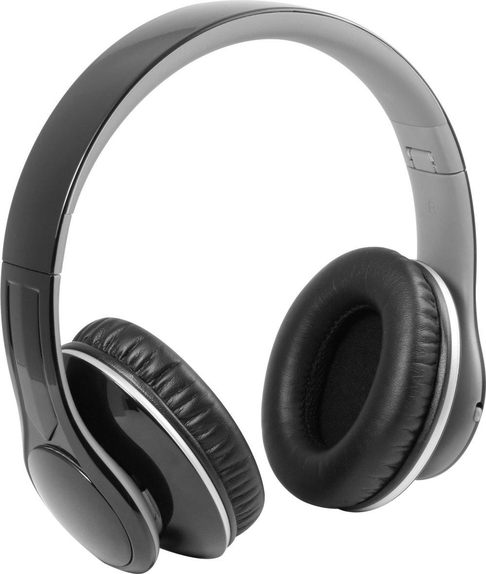 Technaxx MusicMan BigBass BT-X15 Bluetooth Over Ear hovedtelefoner Over-ear Kan foldes sammen, FM-radio, Headset, MP3-afspiller Sort
