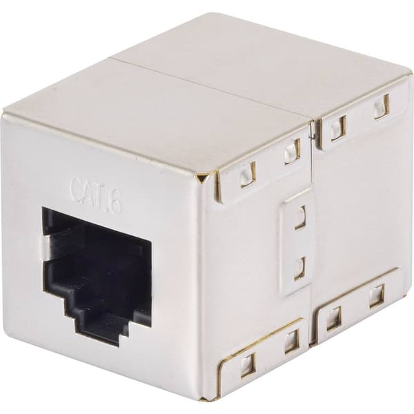 Renkforce RJ45 Nätverk Adapter CAT 6 [1x RJ45 hona - 1x RJ45 hona] Metall