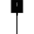 Miniatyrbild 3 av 4: Belkin B2B137-BLK HDMI / VGA Adapter [1x HDMI hona - 1x VGA hona, Telejack 3.5 mm] Svart 10.00 cm