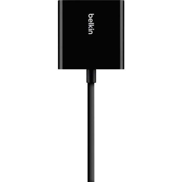 Belkin B2B137-BLK HDMI / VGA Adapter [1x HDMI hona - 1x VGA hona, Telejack 3.5 mm] Svart 10.00 cm
