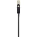 Miniatyrbild 3 av 4: Renkforce RF-4394130 RJ45 Nätverkkabel, Patchkabel CAT 5e F/UTP 3.00 m Svart Förlängningskabel med låsskydd, guldpläter