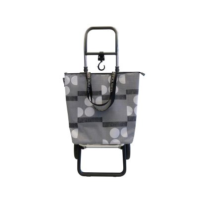 SHOPPINGVAGN ROLSER RG LOGIC MINIBAG LOGOS GRÅ
