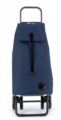 SHOPPINGVAGN ROLSER 2+2 LOGIC TWEED MARINBLÅ