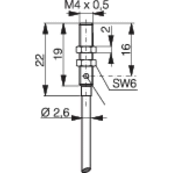 Contrinex Beröringsfri givare induktiv M4 infälld PNP DW-AD-603-M4