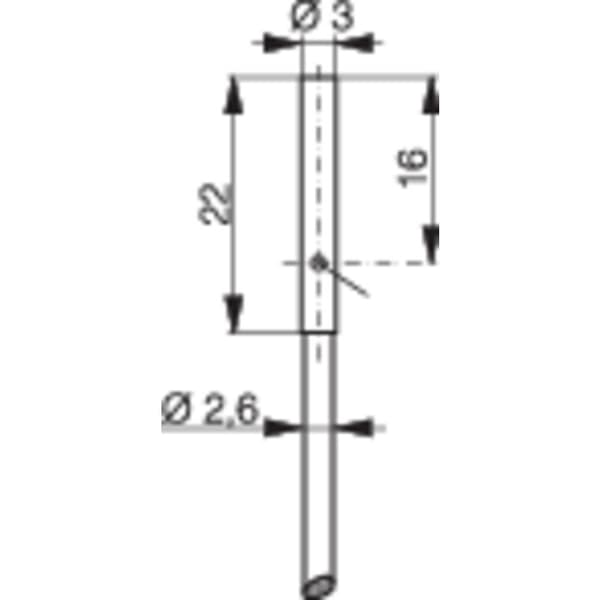 Contrinex Beröringsfri givare induktiv 3 mm infälld PNP DW-AD-623-03