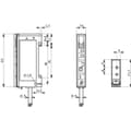 Miniatyrbild 2 av 2: Contrinex Ljusvågeledarförstärkare LFK-3060-103 620 000 913 ljusomkoppling, mörkomkoppling, Trimmer, Strömbrytare (ljus