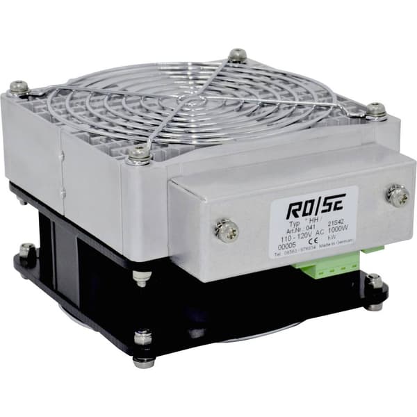 Rose LM Skåpfläkt uppvärmning HHS630 220 - 240 V/AC 630 W (L x B x H) 150 x 125 x 80 mm (utan fäste) 1 st