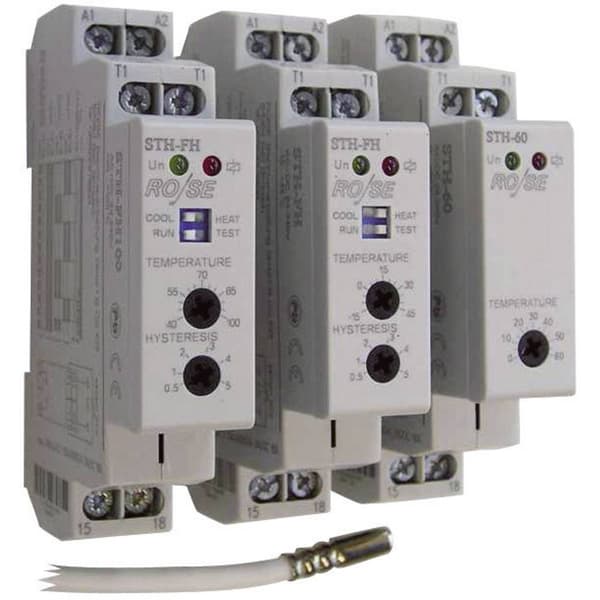 Rose LM Värmetermostat för skåp STH-60 240 V/AC, 240 V/DC 1 NC 1 st