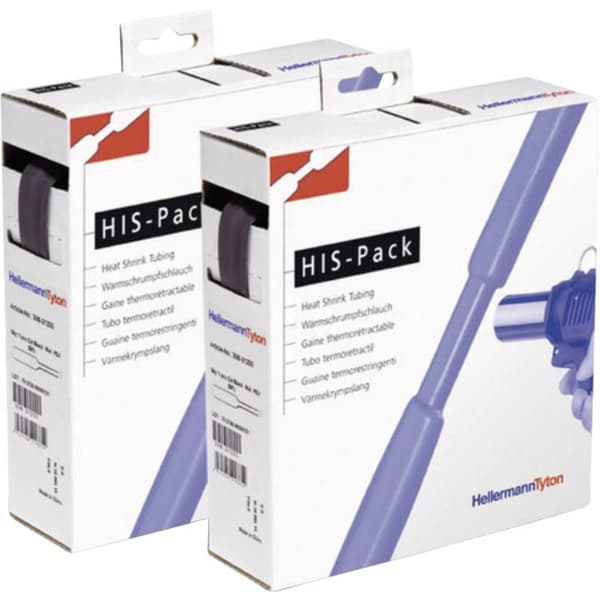 HellermannTyton 300-31900 Krympslang utan lim Svart 19.10 mm 9.50 mm Krympförhållande:2:1 5 m