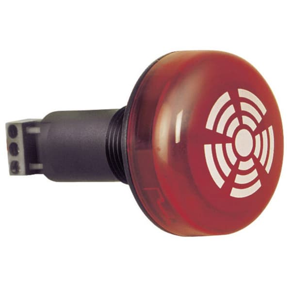 Werma Signaltechnik Kombi-signalgivare LED 150.100.55 Röd Kontinuerligt ljus 24 V/DC 80 dB