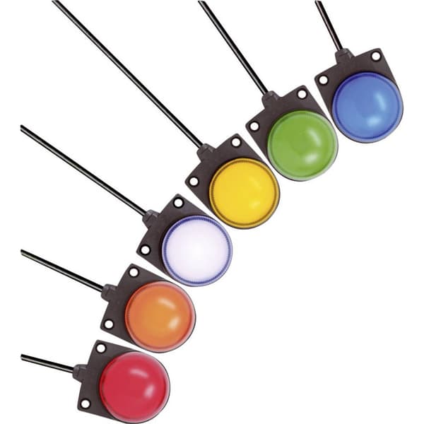 Idec Signallampa LED LH1D-D2HQ4C30R LH1D-D2HQ4C30R Röd Kontinuerligt ljus 24 V/DC, 24 V/AC