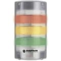 Miniatyrbild 1 av 2: Werma Signaltechnik Signalpelare 691.100.55 KombiSIGN 71 LED Vit 1 st