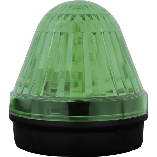 ComPro Signallampa LED Blitzleuchte BL50 15F CO/BL/50/G/024/15F Grön Kontinuerligt ljus, Blixtljus, Rundljus 24 V/DC, 2