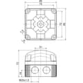 Miniatyrbild 4 av 4: Werma Signaltechnik Signallampa LED 853.300.60 853.300.60 Gul Kontinuerligt ljus 230 V/AC