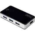 Miniatyrbild 1 av 4: Digitus DA-70231 4 Port USB-Hub 3.0 Svart, Silver