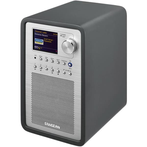 Internet-bordsradio Sangean WFR-70 (SmartLink 1) DAB+, FM, Internet Spotify-connect, DLNA-kompatibel Grå