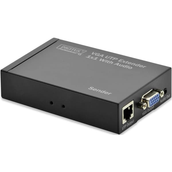 Digitus DS-53400 VGA Förlängning via nätverkskabel RJ45 300 m