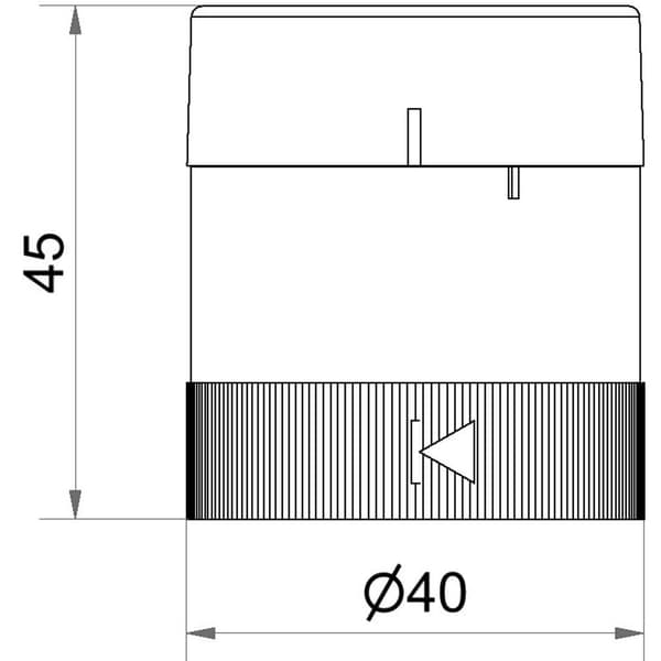 Werma Signaltechnik Signalsummer 635.800.75 KombiSIGN 40 Pulston, Kontinuerlig ton 24 V/AC, 24 V/DC 85 dB
