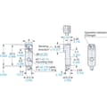 Miniatyrbild 4 av 4: Panasonic Beröringsfri givare induktiv PNP GX-F8B-P