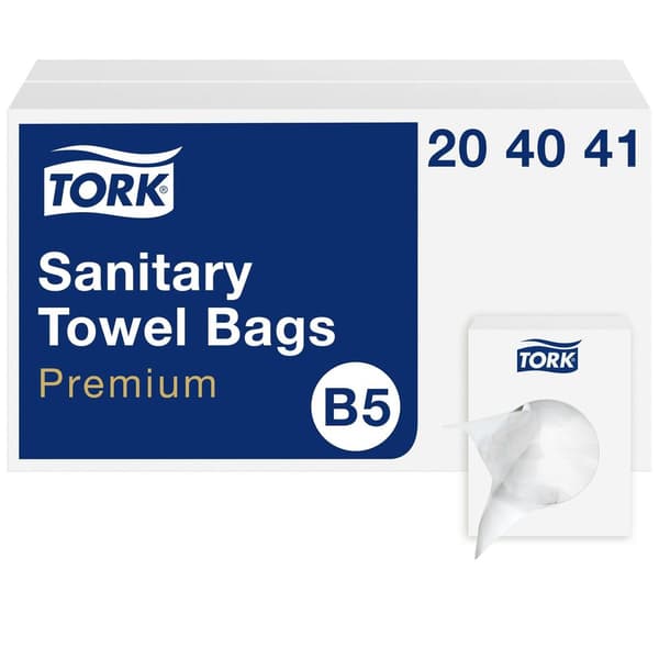 TORK 204041 Hygienpåse Vit 1200 st