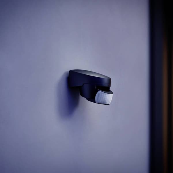 Steinel 608811 PIR-rörelsedetektor Vägg, Utanpåliggande Relä Svart IP54