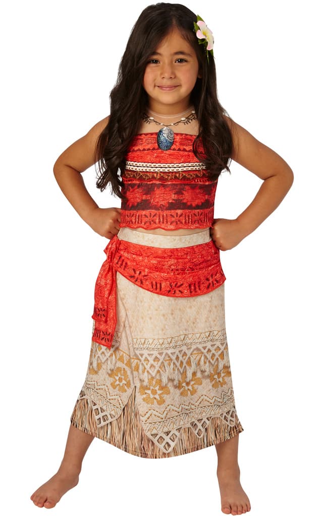 VAIANA 110/116 cl (5-6 år) DELUXE Klänning Disney Waialiki MOANA