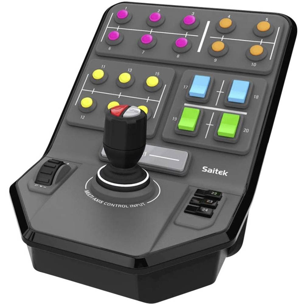 Logitech Gaming Saitek Farm Sim Vehicle Side Panel Styrenheten USB PC Grå