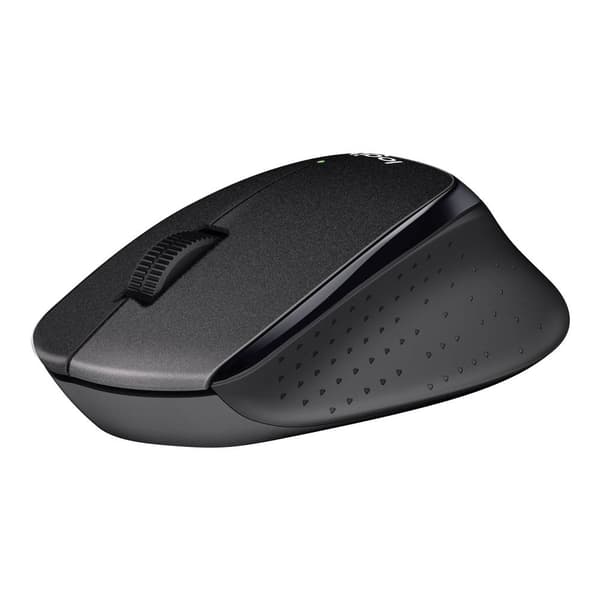 Logitech M330 Silent Plus WiFi mus Trådlös Optisk Svart 3 Knappar 1000 dpi