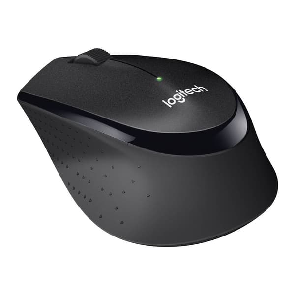 Logitech M330 Silent Plus WiFi mus Trådlös Optisk Svart 3 Knappar 1000 dpi