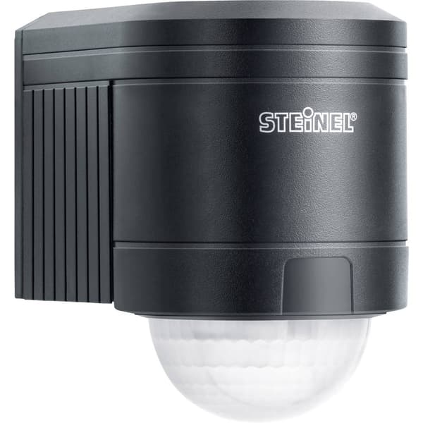 Steinel 602710 PIR-rörelsedetektor Utanpåliggande, Vägg Relä Svart IP54