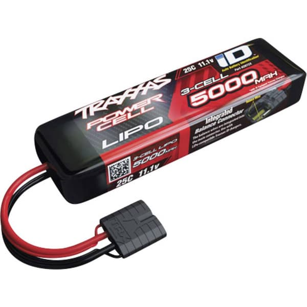 Traxxas RC Batteripack (LiPo) 11.1 V 5000 mAh Antal celler: 3 25 C Softcase Traxxas iD