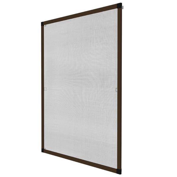 Insektnet til vindue - 130 x 150 cm,brun