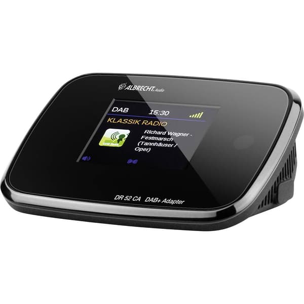 Radio-adapter Albrecht DR 52 CA DAB+, FM Svart