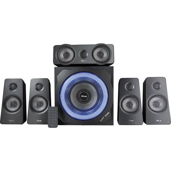 Trust GXT 658 Tytan 5.1 Datorhögtalare Sladd 90 W Svart