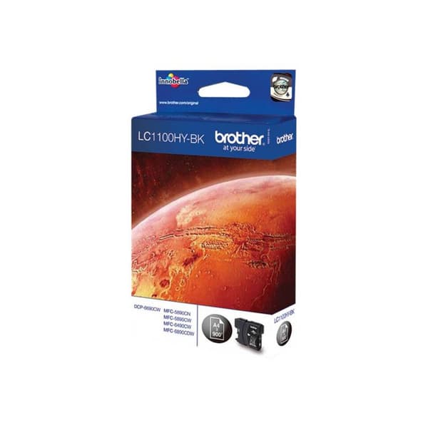Brother Bläck LC-1100HYBK Original Svart LC1100HYBK