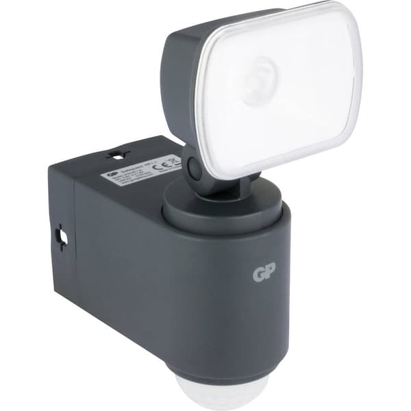 GP GPSWRF1.1SFG163 GPSWRF1.1SFG163 LED-utomhusspotlight med rörelsedetektor Neutralvit