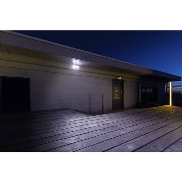 GP GPSWRF2.1SFG170 GPSWRF2.1SFG170 LED-utomhusspotlight med rörelsedetektor Neutralvit Svart