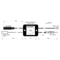 Miniatyrbild 2 av 2: Blaupunkt Antenn-adapter DIN 150 Ohm, SMB-kontakt 2006017472609