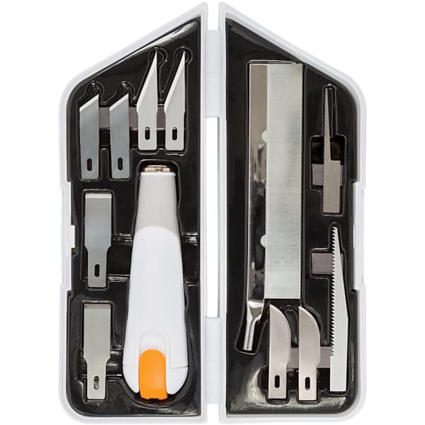 Fiskars Kniv - Mejsel - Såg - 11 Blad - Praktisk box