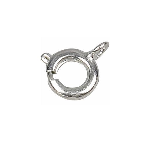 Fjäderlås 7 mm - Försilvrad - 100 st