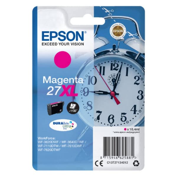 Epson Bläck T2713, 27XL Original Magenta C13T27134012