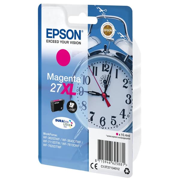 Epson Bläck T2713, 27XL Original Magenta C13T27134012