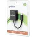 Miniatyrbild 4 av 4: Manhattan 151771 USB / VGA Adapter [1x USB 3.2 Gen 1 C hane (USB 3.1) - 1x VGA hona] Svart Färgkodad, Flexibel, Foliesk