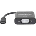 Miniatyrbild 2 av 4: Manhattan 151771 USB / VGA Adapter [1x USB 3.2 Gen 1 C hane (USB 3.1) - 1x VGA hona] Svart Färgkodad, Flexibel, Foliesk